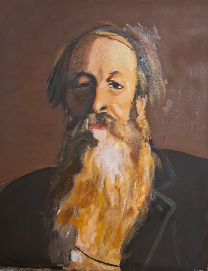 portrait de Vladimir Stasov REPINE